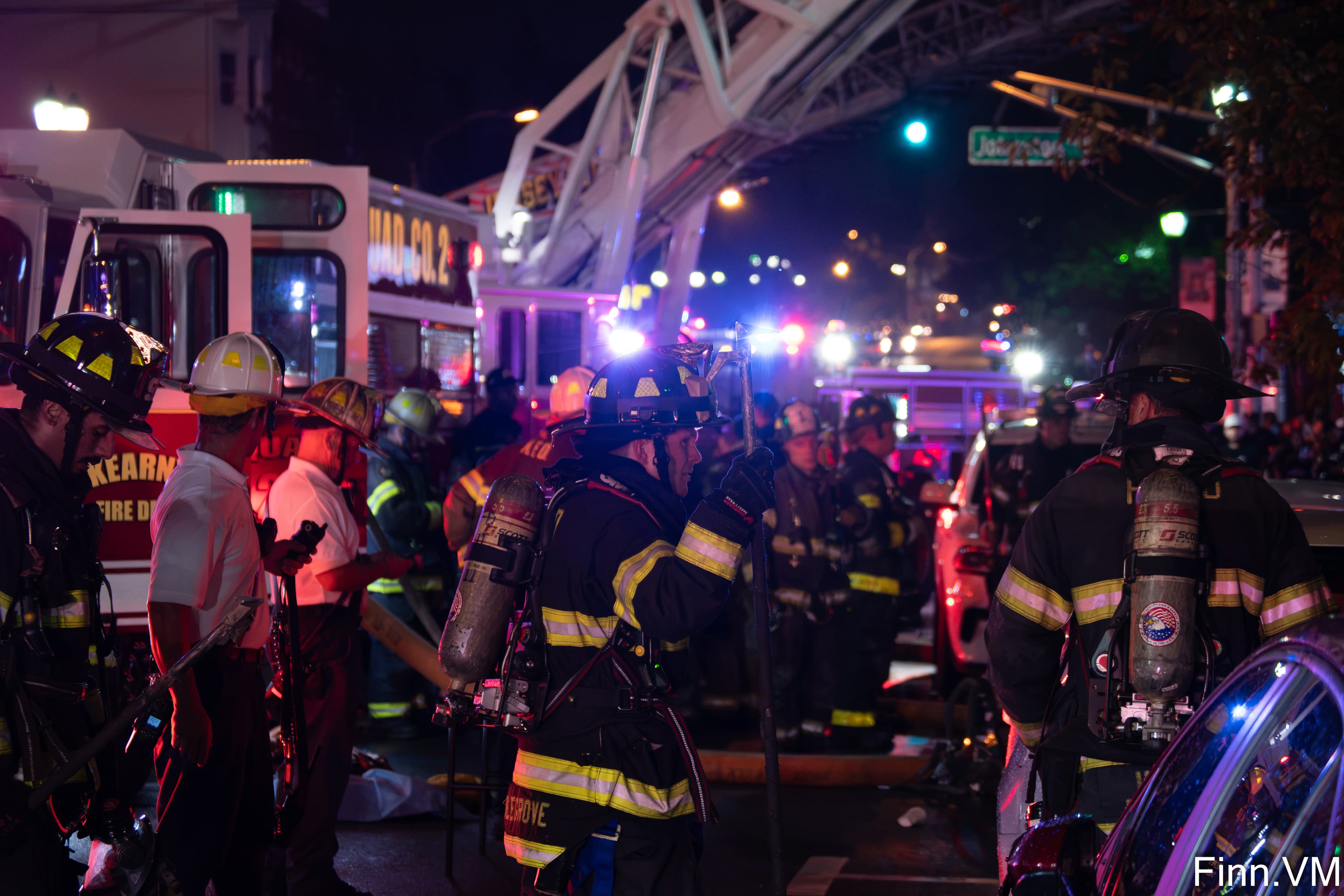 Kearny 2nd Alarm Fire