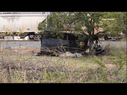 Train Collides with UPS Truck Killing One